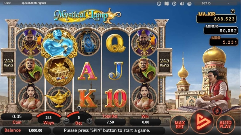 Slot Mystical Lamp Simple Play