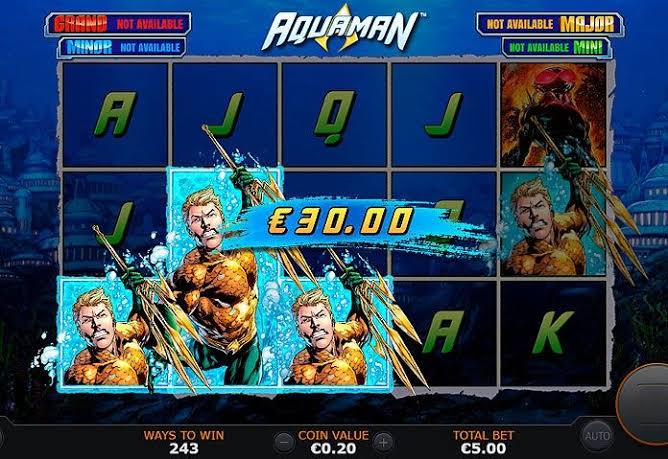 Terinspirasi Dari Komik Terkenal! Slot Aquaman Playtech