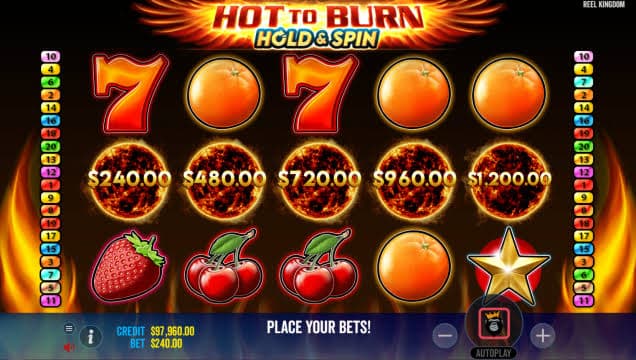 Hot to Burn Hold & Spin